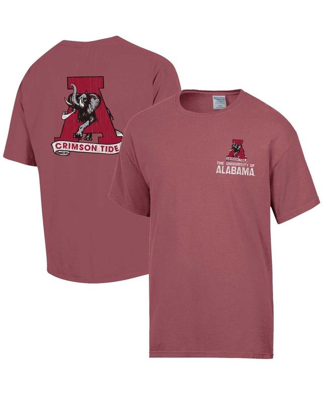 Mens Comfort Wash Crimson Alabama Crimson Tide Vintage Logo T-Shirt Product Image