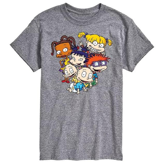 Big & Tall Rugrats Graphic Tee, Mens Med Grey Product Image