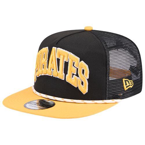 Mens New Era Pittsburgh Pirates Throwback Meshback Golfer Hat Product Image