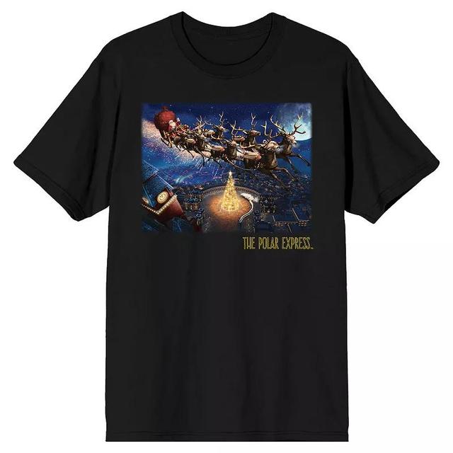 Mens Polar Express Santas Sleigh Tee Product Image