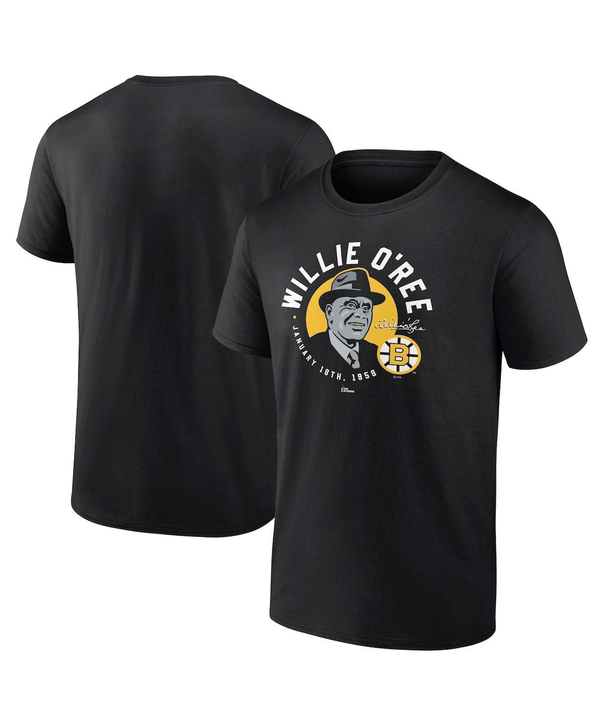 Mens Fanatics Willie ORee Black Boston Bruins Number Retirement T-shirt Product Image