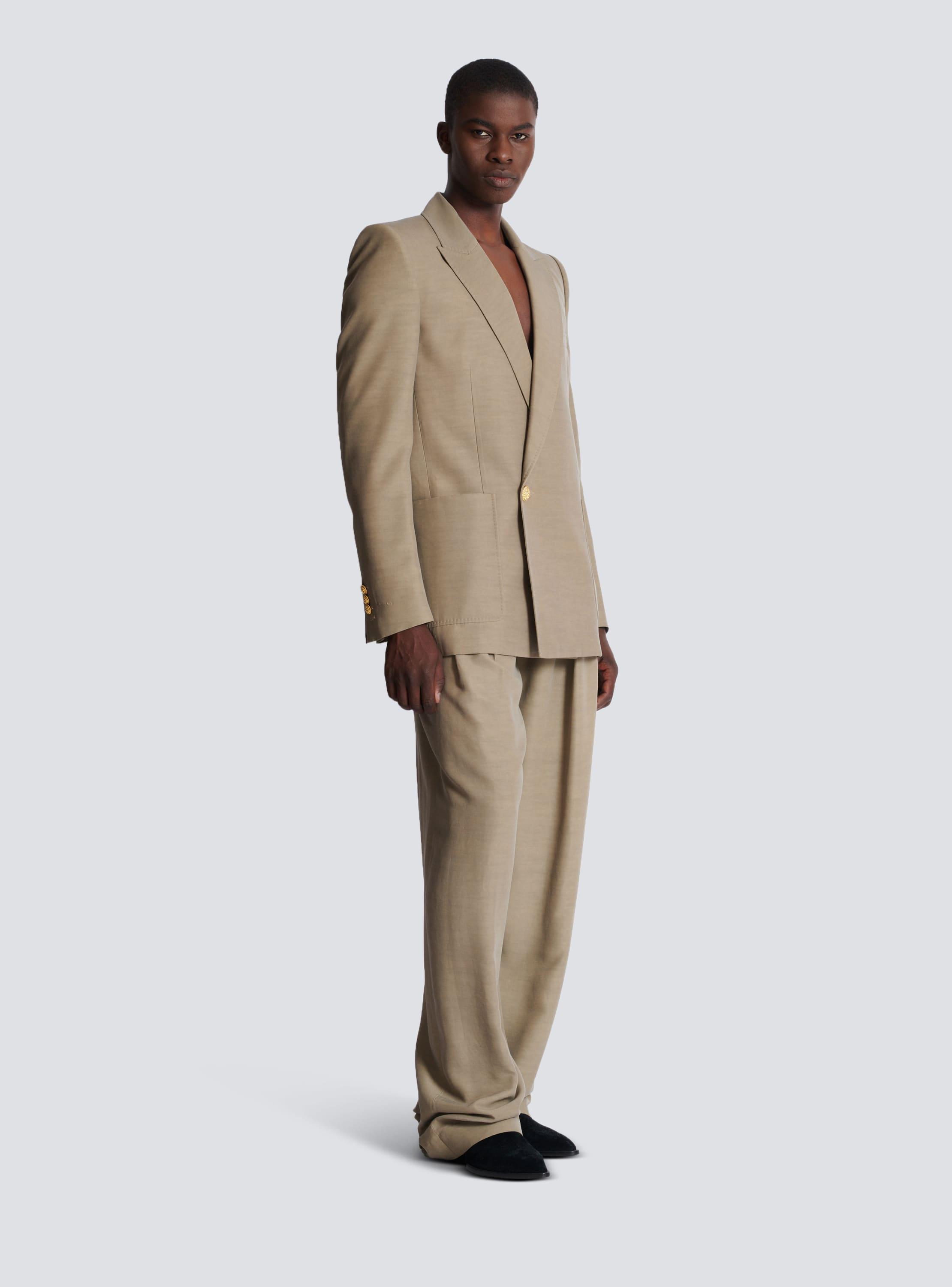 1-button tailored cupro jacket Product Image