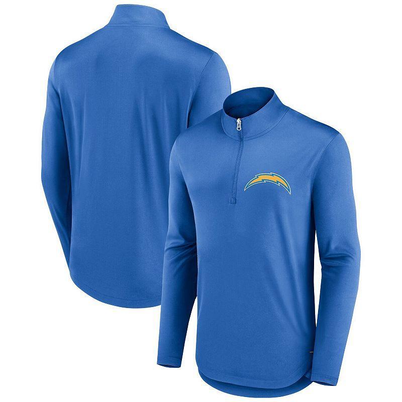 Mens Fanatics Branded Powder Blue Los Angeles Chargers Tough Minded Quarter-Zip Top Product Image