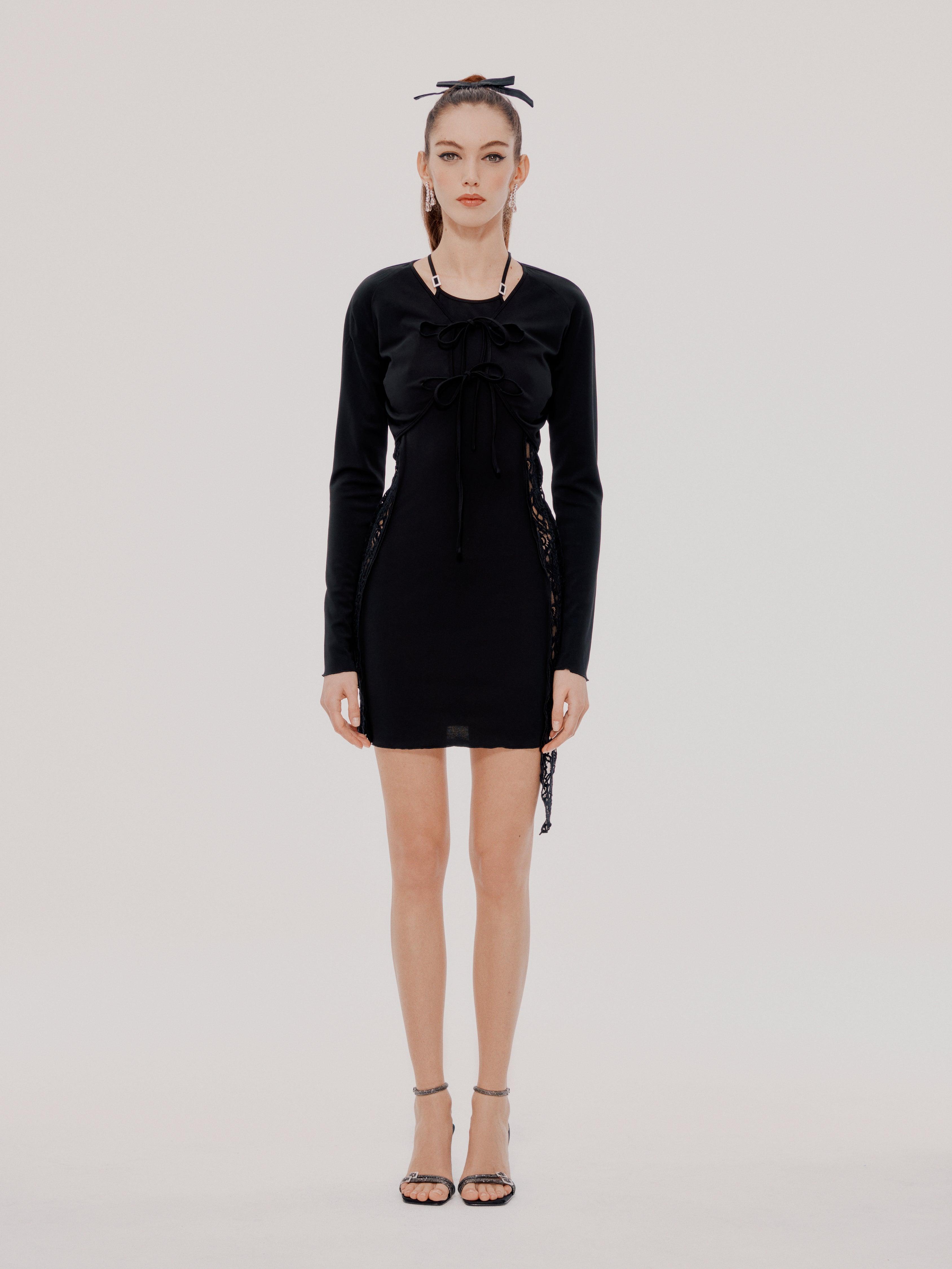 Black Sade Dress (Final Sale) Product Image