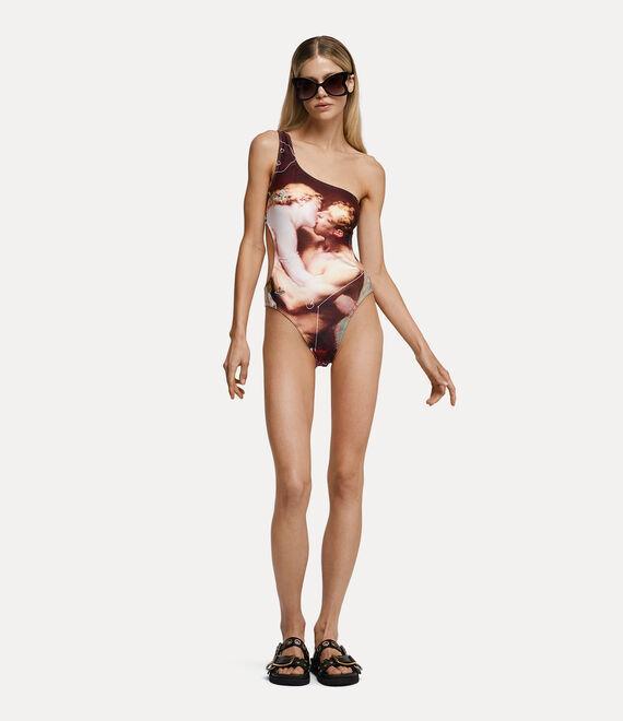 One shoulder swimsuit Product Image