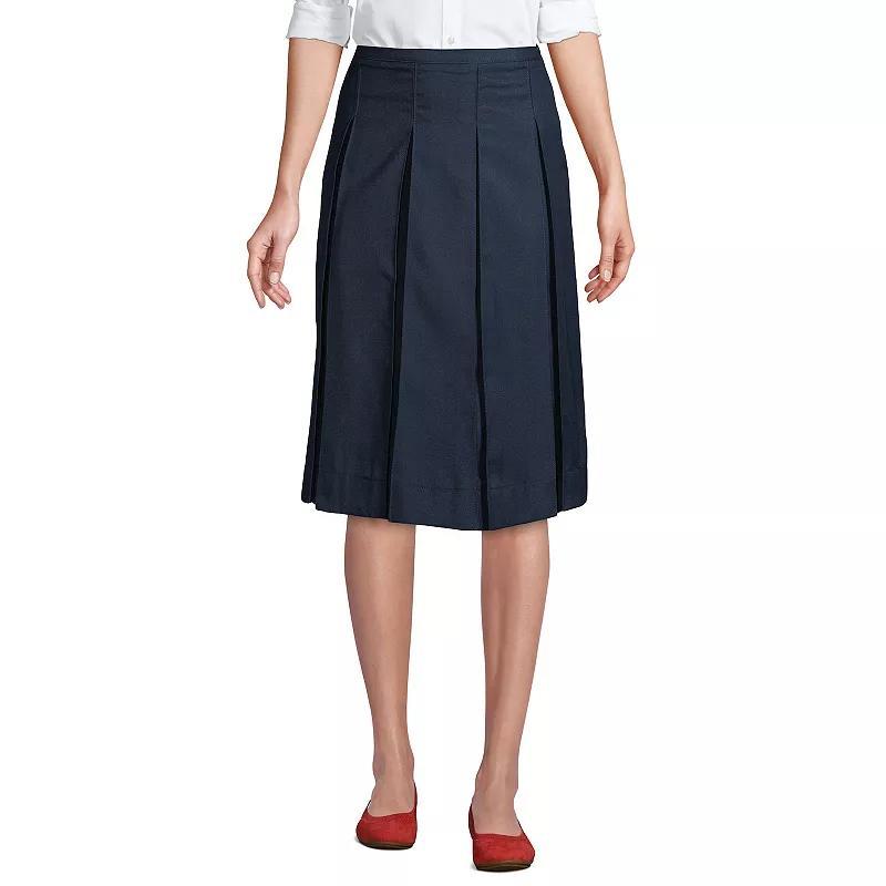 Womens Lands End School Uniform Box Pleat Skirt Product Image