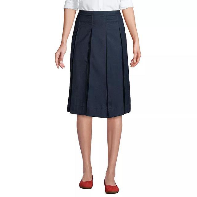 Womens Lands End School Uniform Box Pleat Skirt Product Image