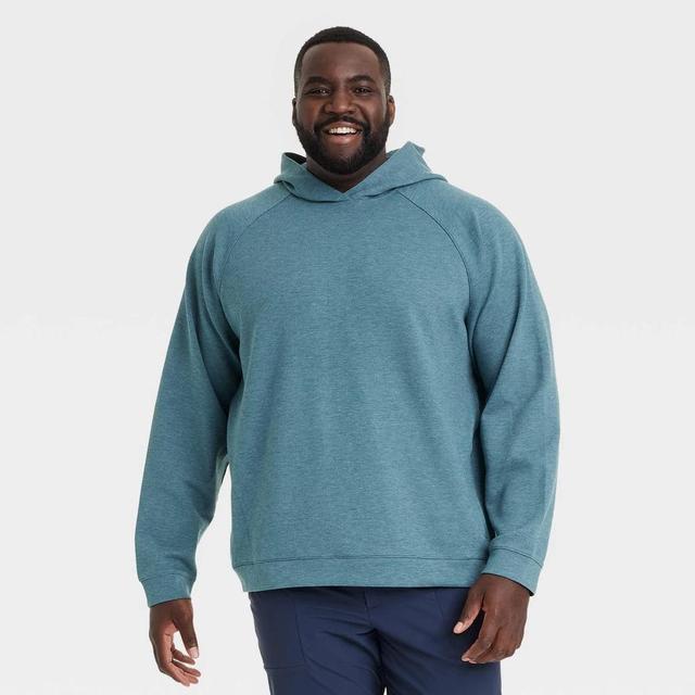 Mens Big Mesh Spacer Fleece Hoodie - All In Motion Blue 2XL Product Image