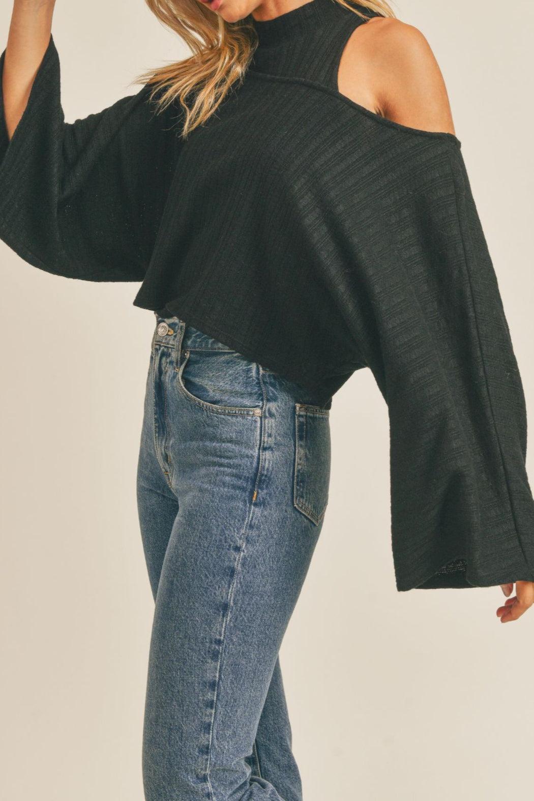 COLD SHOULDER TOP Product Image