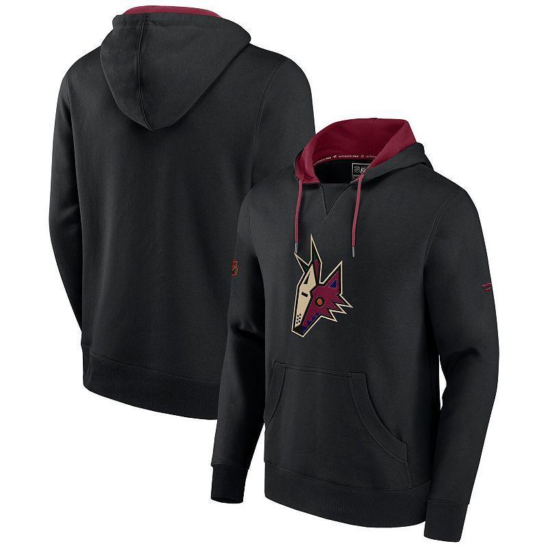 Mens Fanatics Branded Black Arizona Coyotes Special Edition 2.0 Team Logo Pullover Hoodie Product Image