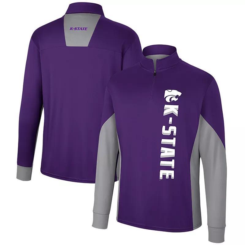 Mens Colosseum Kansas State Wildcats Bart Quarter-Zip Top Product Image