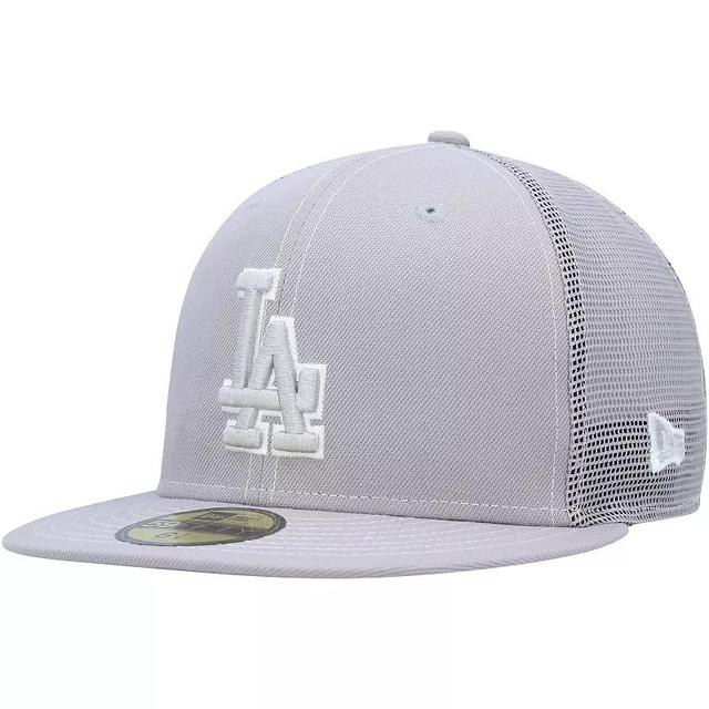 Mens New Era Gray Los Angeles Dodgers 2023 On-Field Batting Practice 59FIFTY Fitted Hat Product Image