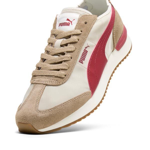 PUMA R78 Wind Nylon Men's Sneakers in Desert Dust/Intense Red/Oak Branch Product Image