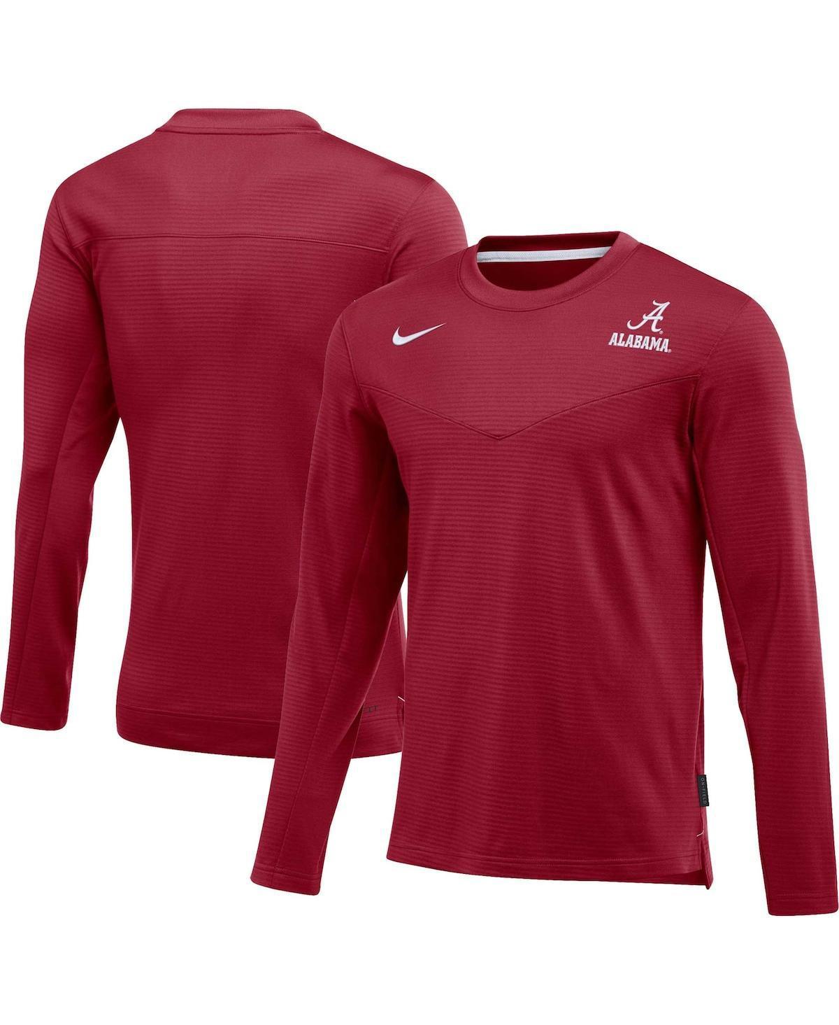 Mens Nike Crimson Alabama Crimson Tide Game Day Sideline Performance Long Sleeve T-Shirt Product Image