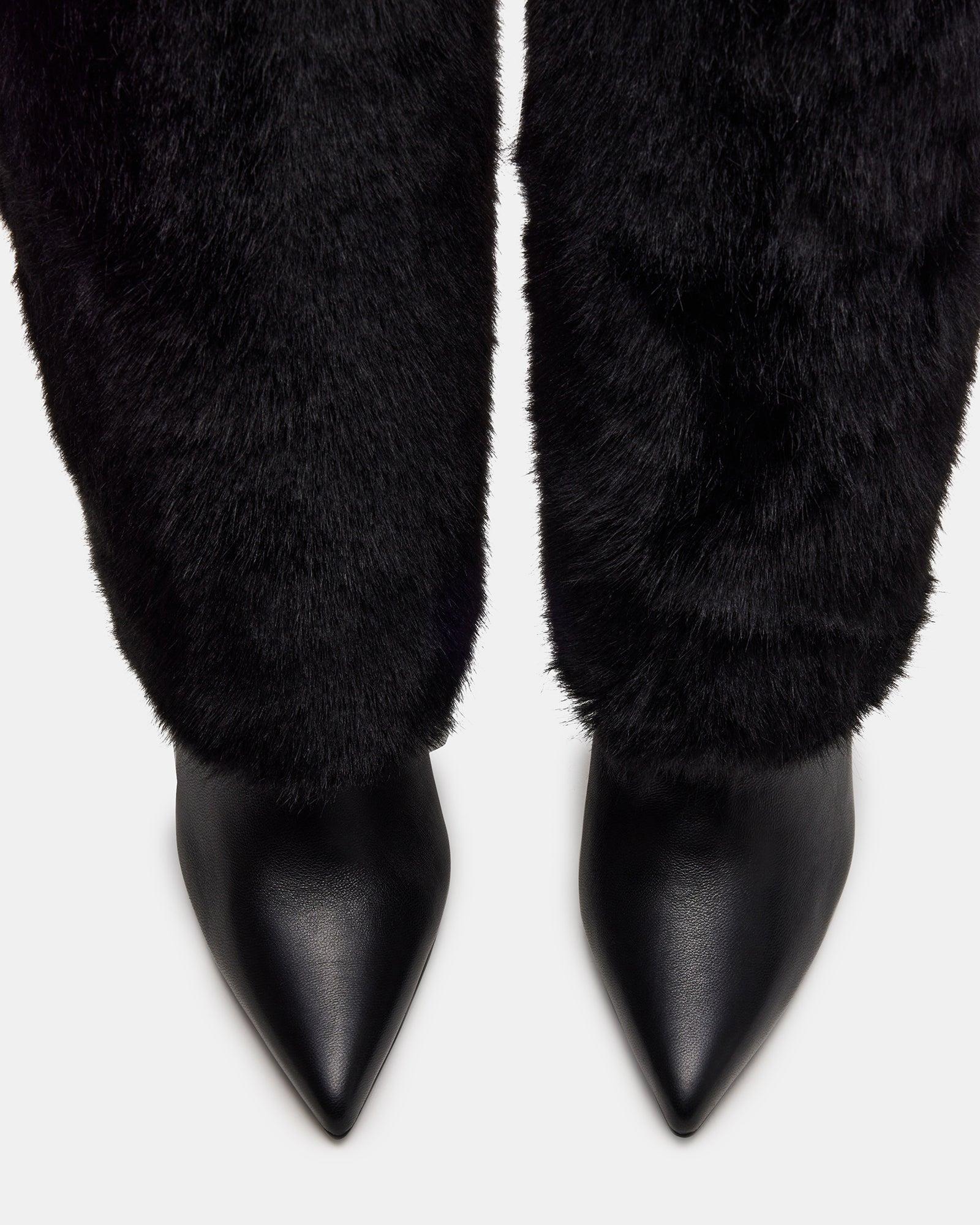 SMITH FAUX FUR BLACK Female Product Image