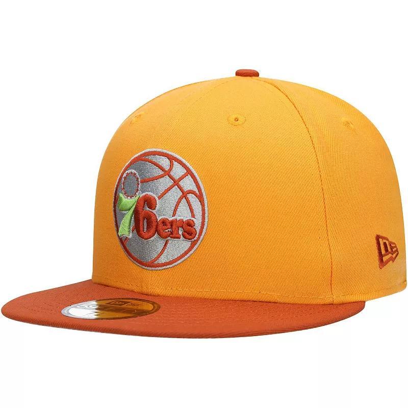 Mens New Era /Rust Philadelphia 76ers 59FIFTY Fitted Hat Product Image