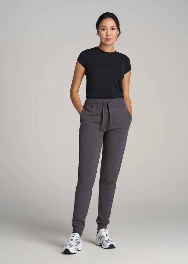 Wearever French Terry Tall Women's Joggers in Charcoal Product Image