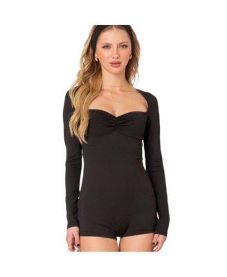 Womens Sugar long sleeve romper Product Image