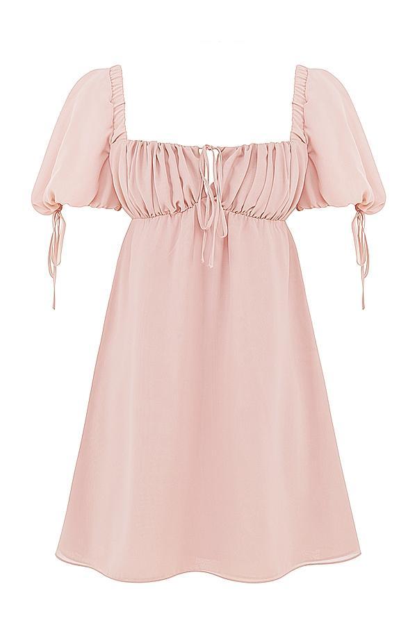 Princess Pink Quartz Mini Dress Product Image