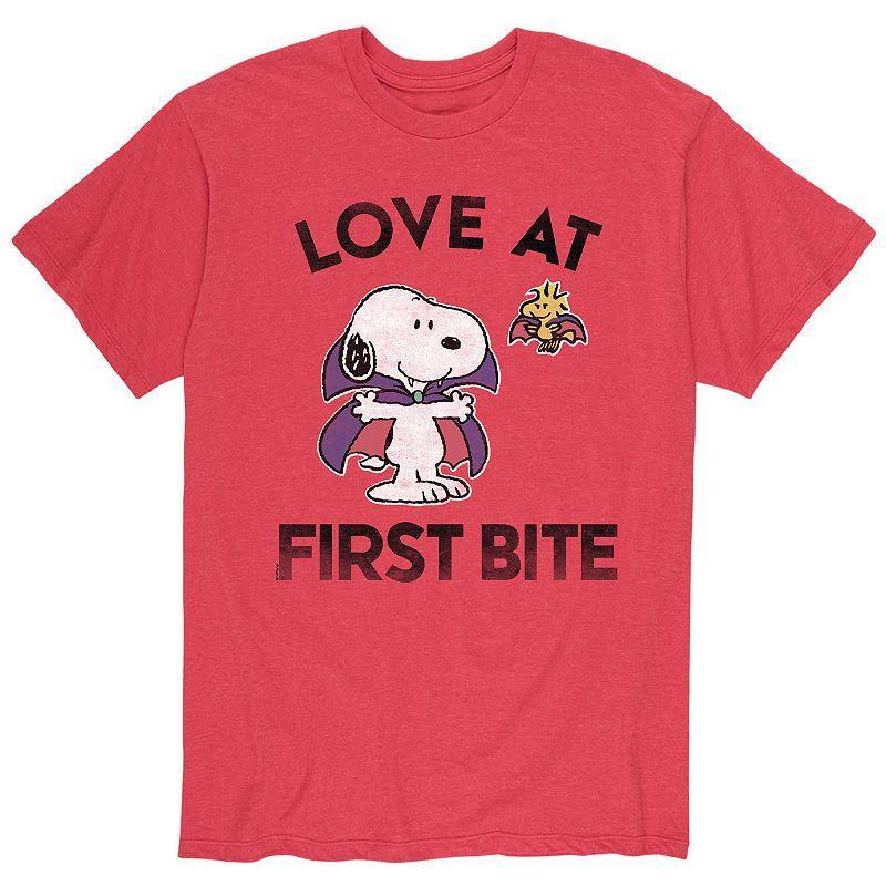 Mens Peanuts Snoopy Love At First Bite Tee Product Image