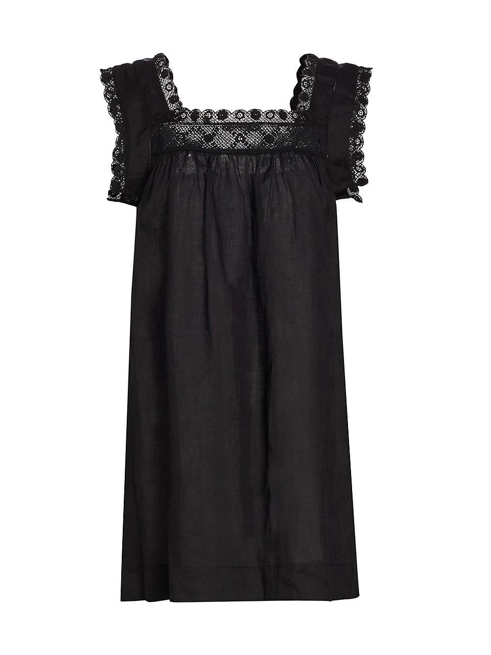 Womens Almadia Lace-Detailed Shift Dress Product Image