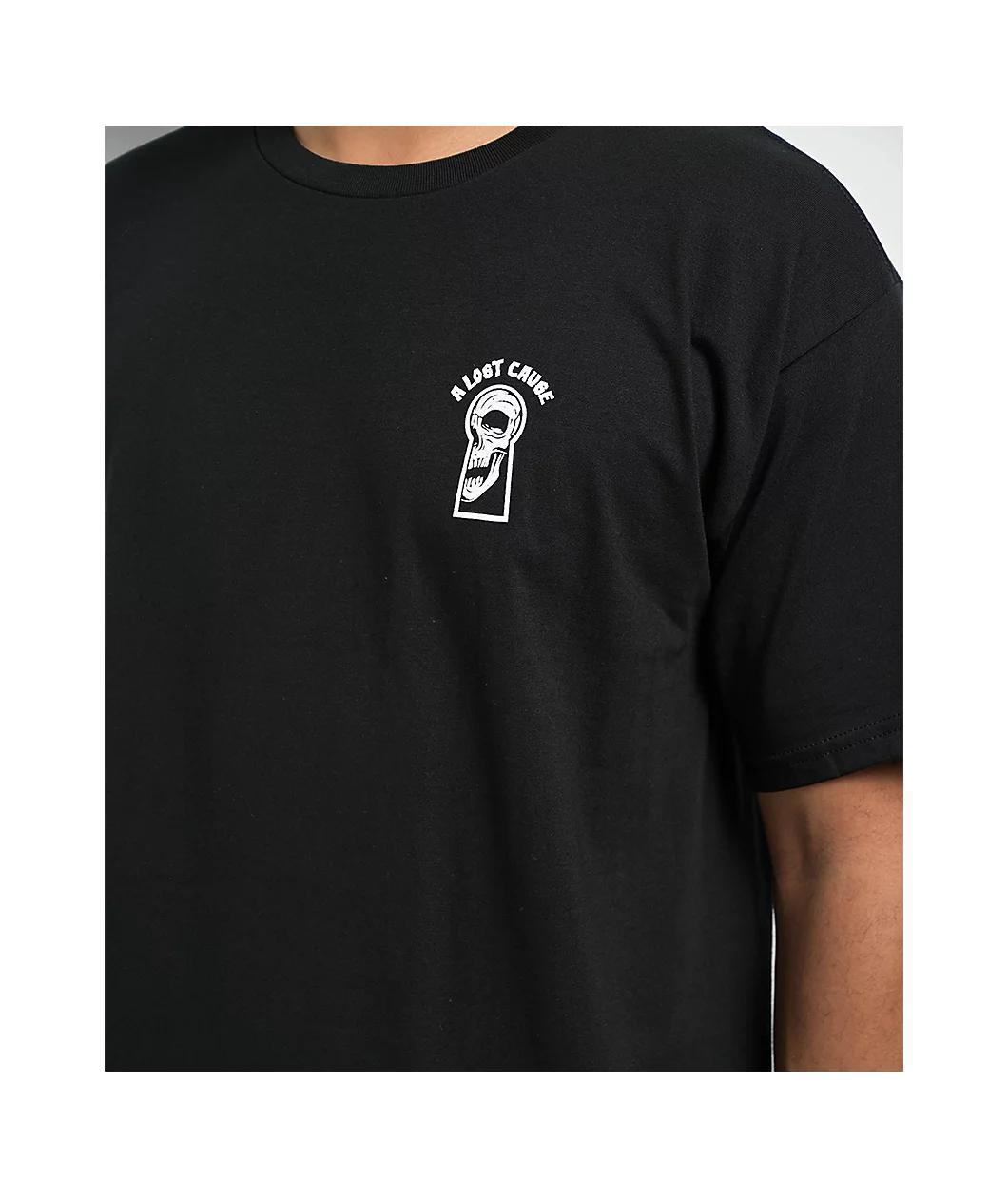 A Lost Cause Deaths Door Black T-Shirt Product Image