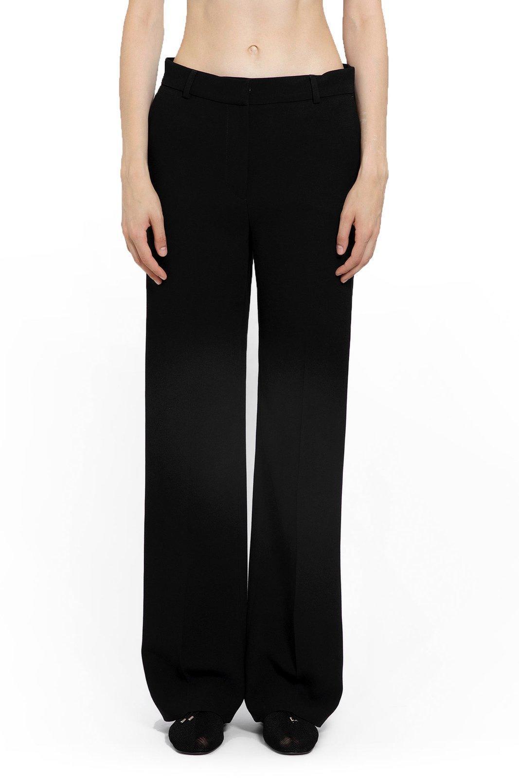 TOTÊME Straight Leg Relaxed Pants In Black Product Image