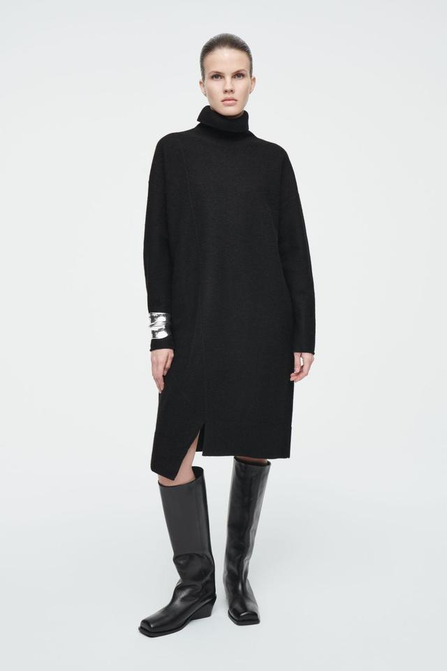 ASYMMETRIC MERINO WOOL DRESS Product Image