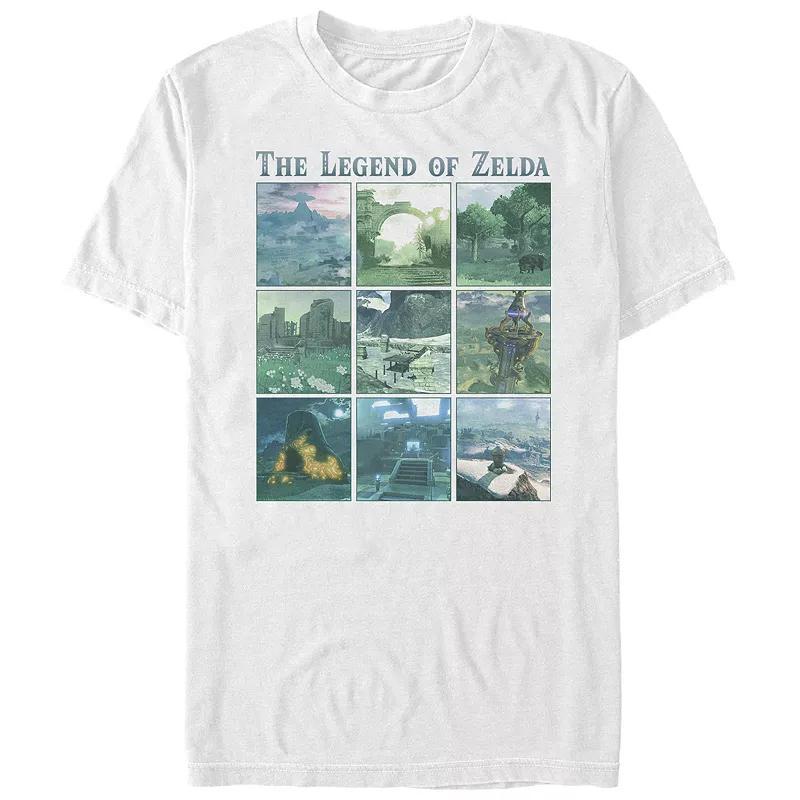 Mens The Legend Of Zelda Breath Of The Wild Locations Graphic Tee Product Image