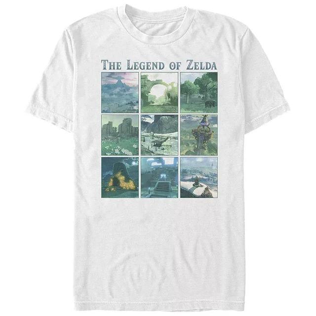 Mens The Legend Of Zelda Breath Of The Wild Locations Graphic Tee Product Image