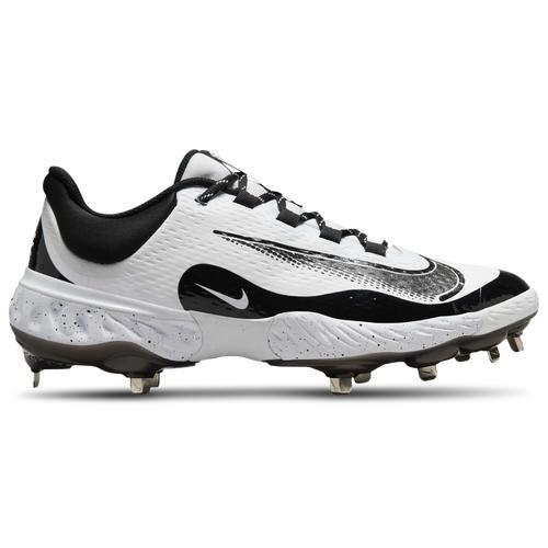 Nike Mens Nike Alpha Huarache Elite 4 Low - Mens Baseball Shoes White/Black Product Image