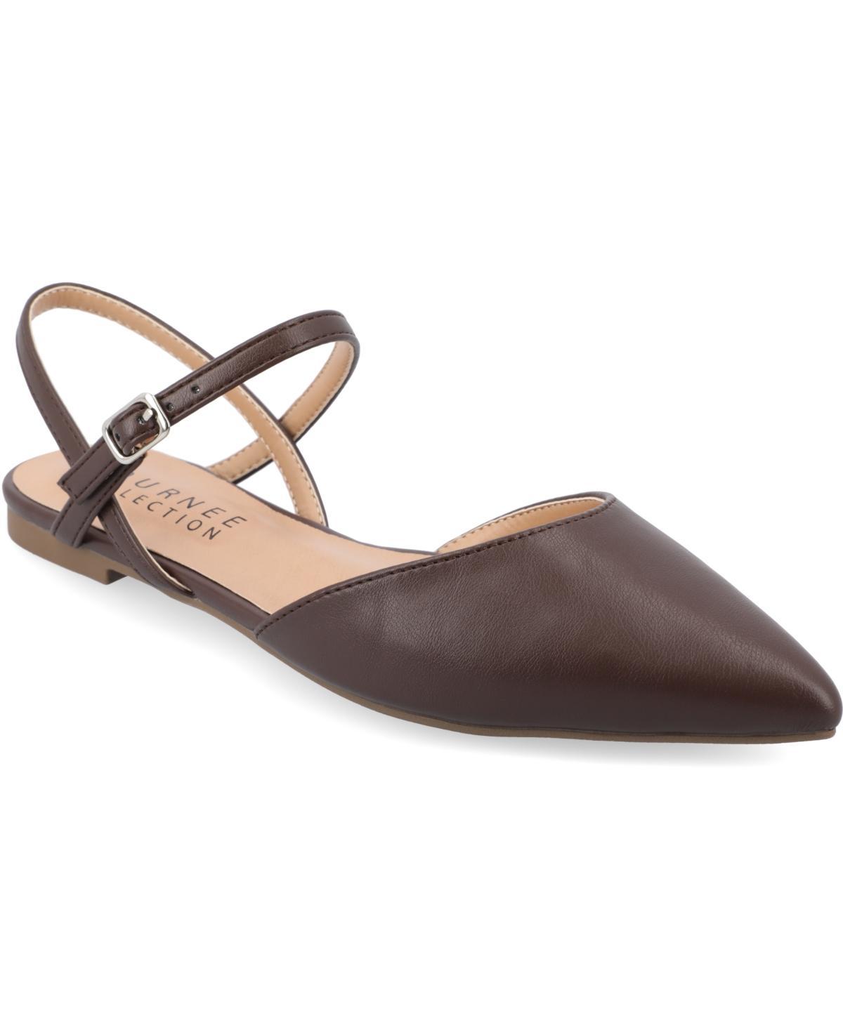 Journee Collection Womens Martine Pointed Toe Ballet Flats Product Image