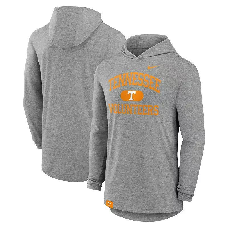 Mens Nike Heather Gray Tennessee Volunteers Blitz Hoodie Long Sleeve T-Shirt Product Image