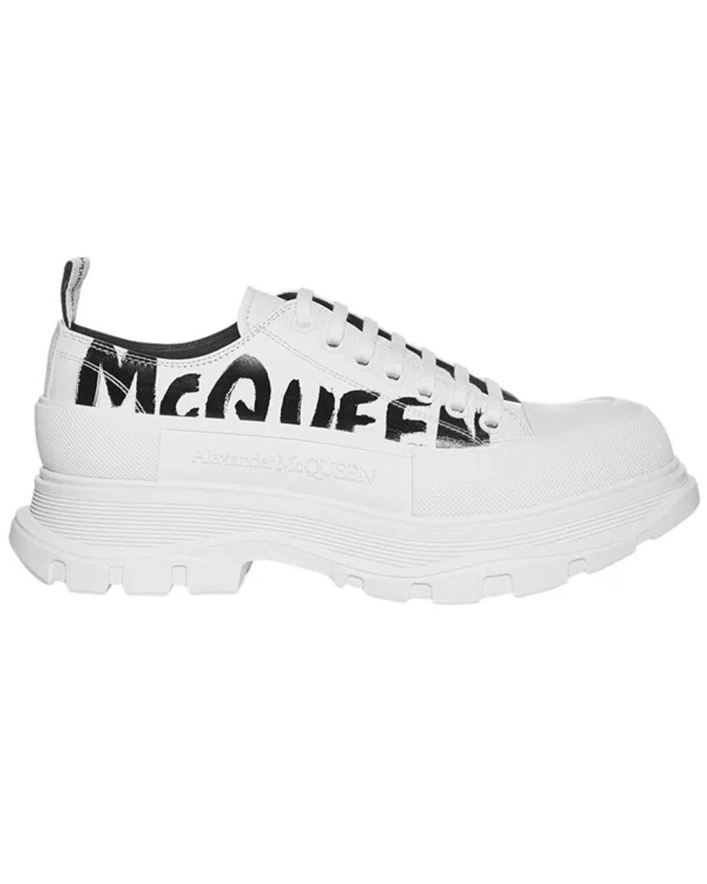 Tread Slick Lace Up Leather Sneaker In White Product Image