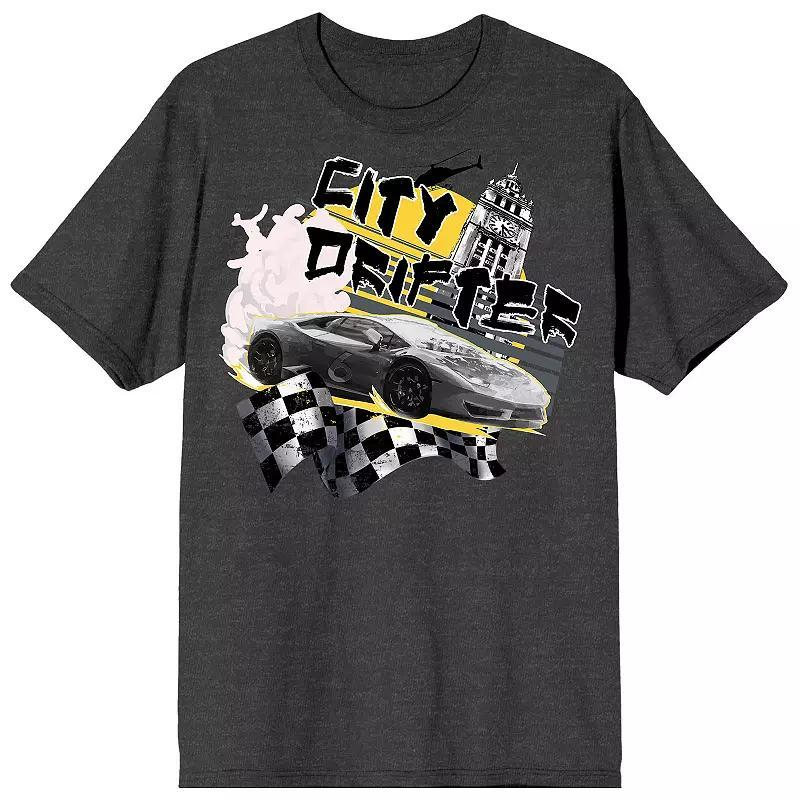 Mens Sleek Rebel City Drifter Graphic Tee Product Image