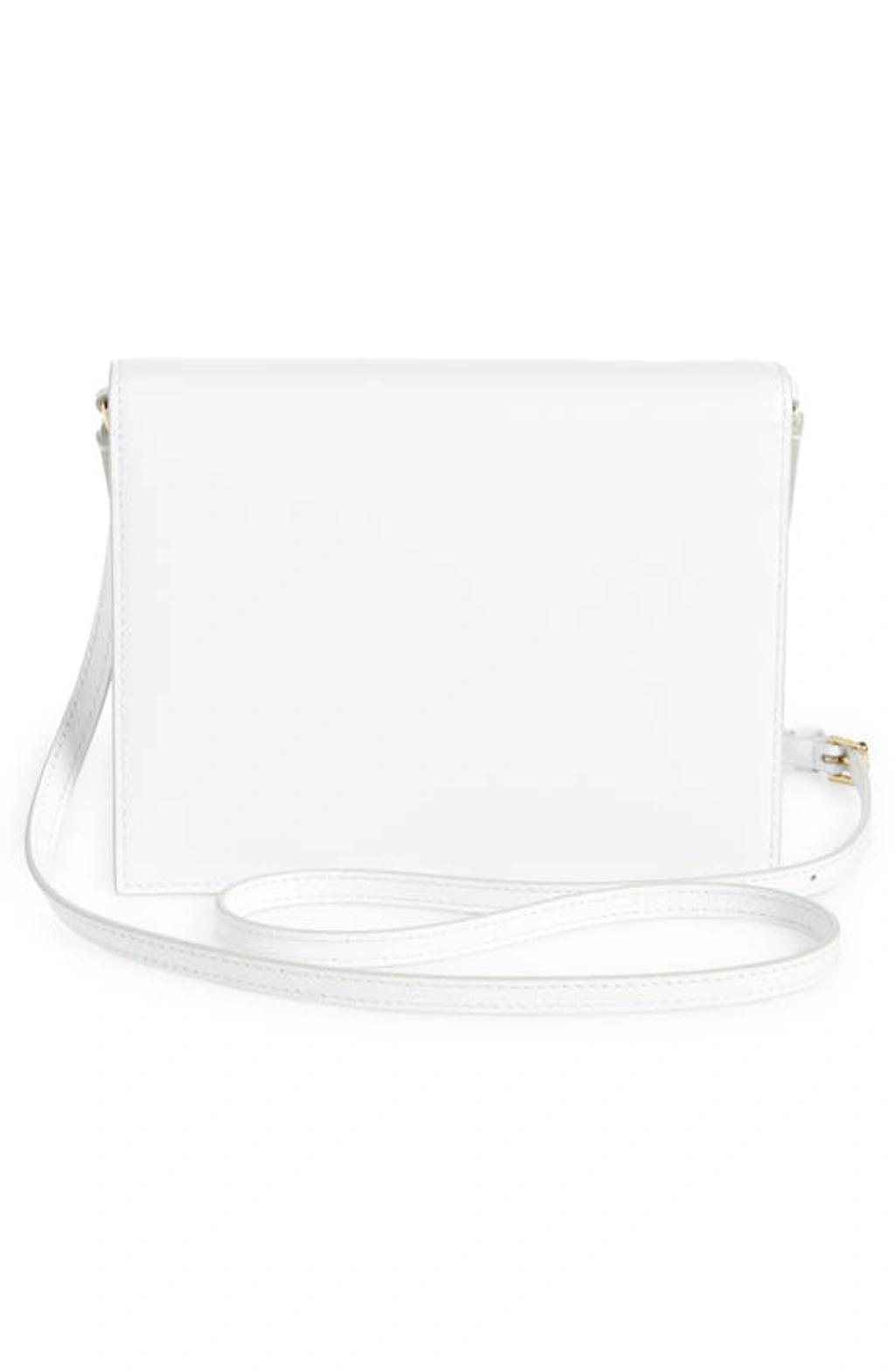 Dg Logo Flap Leather Crossbody Bag In Multicolor Product Image