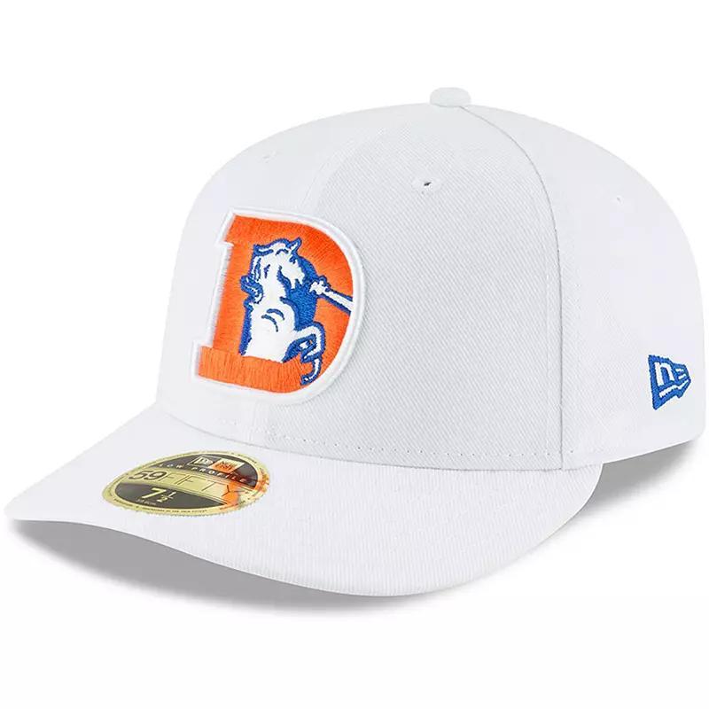 Mens New Era Denver Broncos Throwback Logo Omaha Low Profile 59FIFTY Fitted Hat Product Image