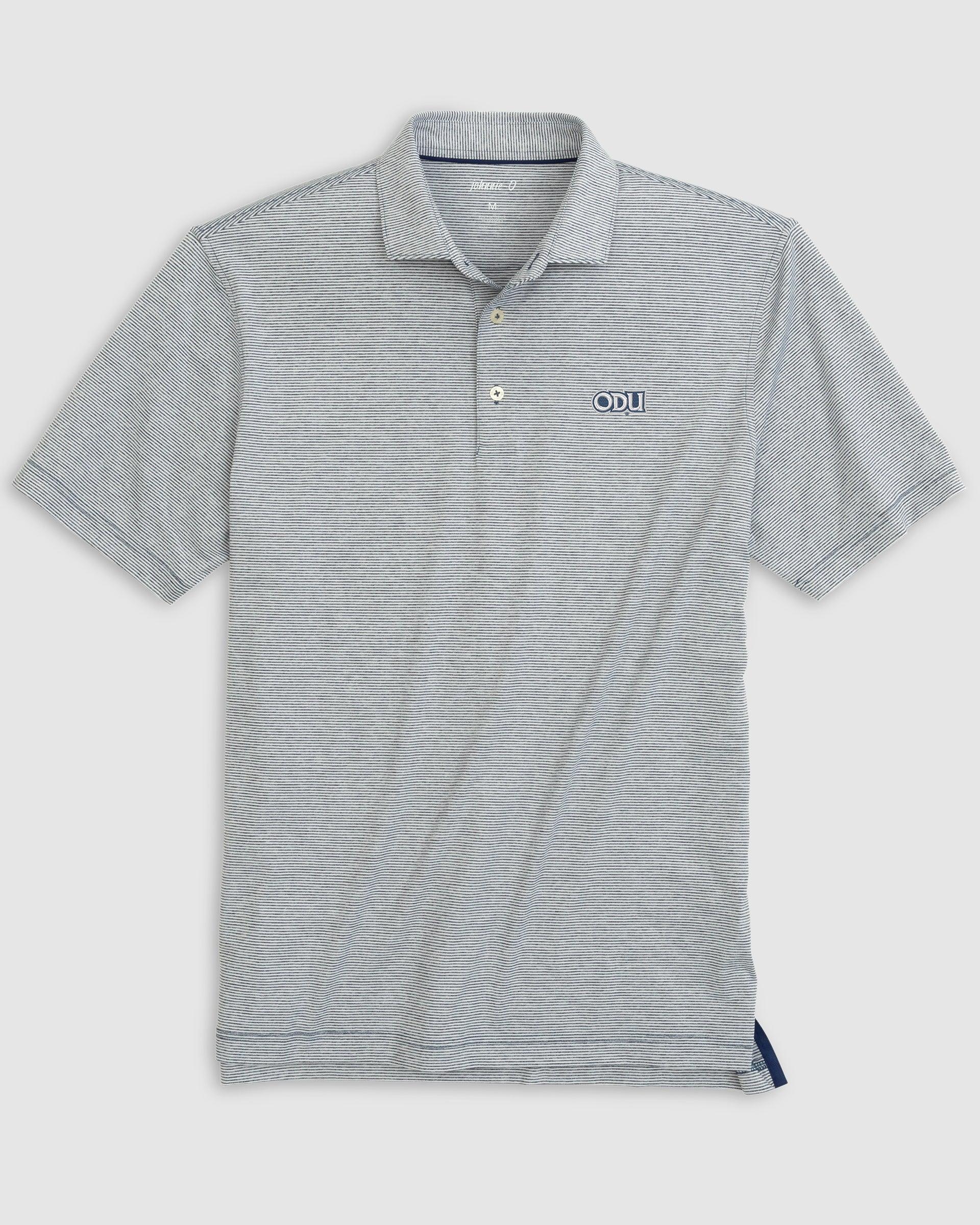 North Carolina Lyndonn Jr. Striped Jersey Performance Polo - Tar Heel Logo Product Image