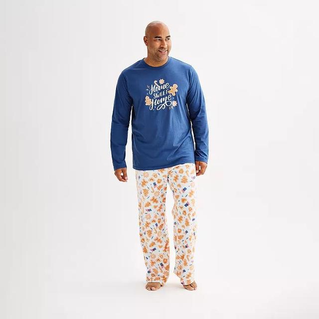 Big & Tall Jammies For Your Families Cookie Top & Bottoms Pajama Set, Mens Product Image