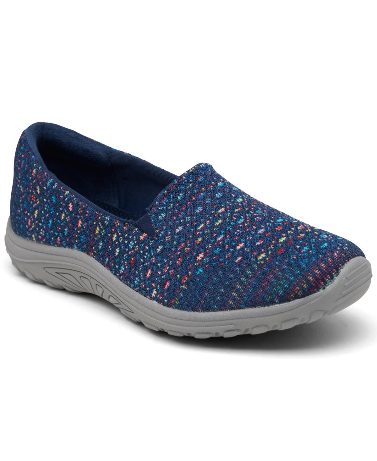 Skechers Womens Relaxed Fit: Reggae Fest - Wicker Walking Sneakers from Finish Line - NAVY Product Image