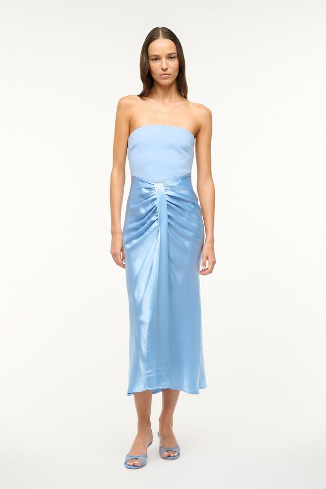 MIDI WAYFARING DRESS | AZURE Product Image