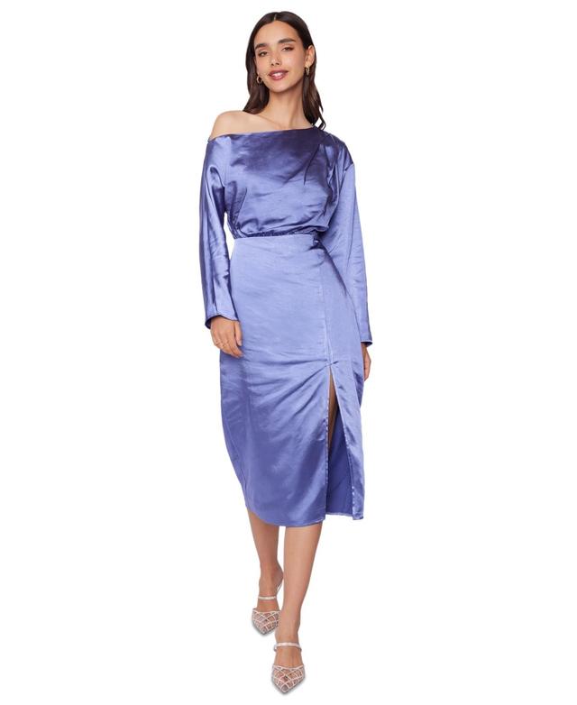 Lost + Wander Womens Adria Asymmetric Midi Dress Product Image