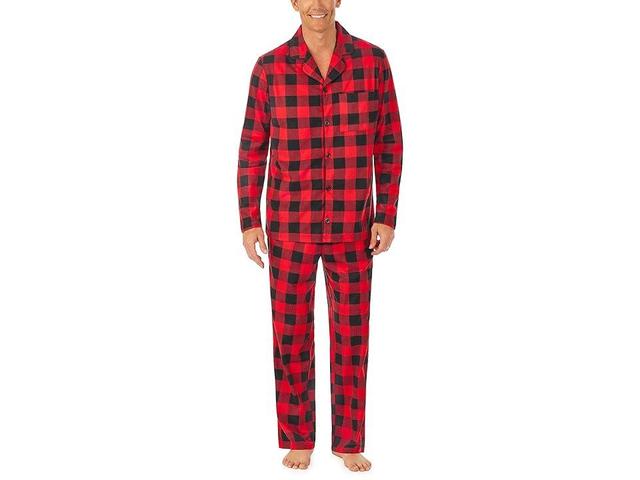 Pajamarama Buffalo Plaid Long Notch PJ (Buffalo Plaid) Men's Pajama Sets Product Image