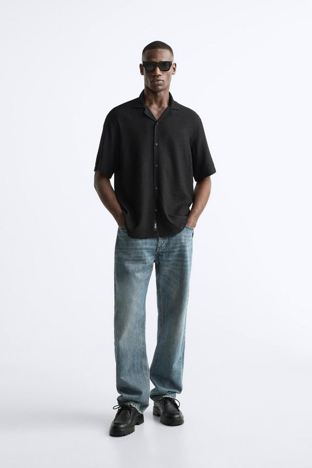 STRUCTURED VISCOSE BLEND SHIRT Product Image