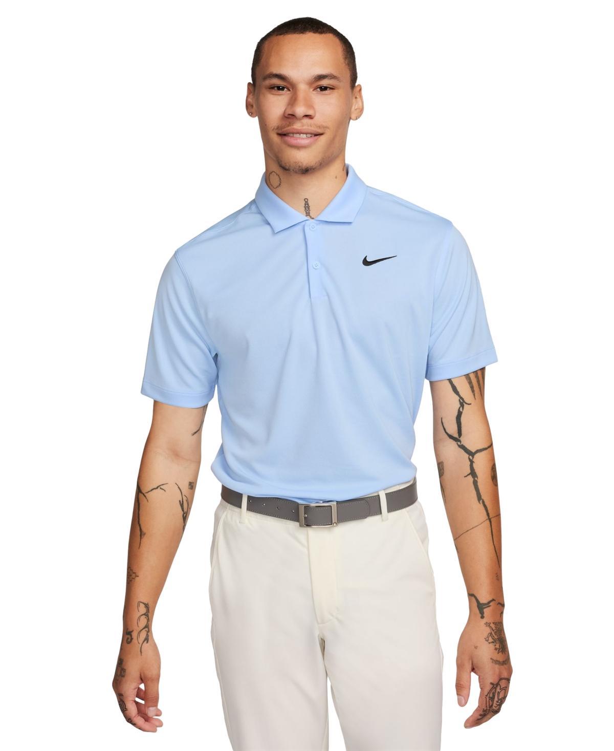 Nike Mens Relaxed Fit Core Dri-fit Short Sleeve Golf Polo Shirt - White Product Image