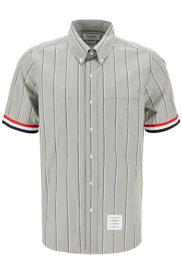 THOM BROWNE Shirts In Gray Product Image