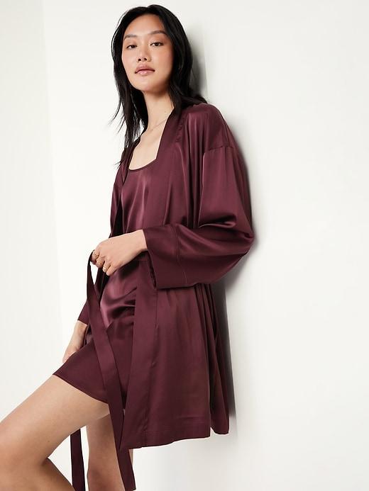 Satin Pajama Robe Product Image