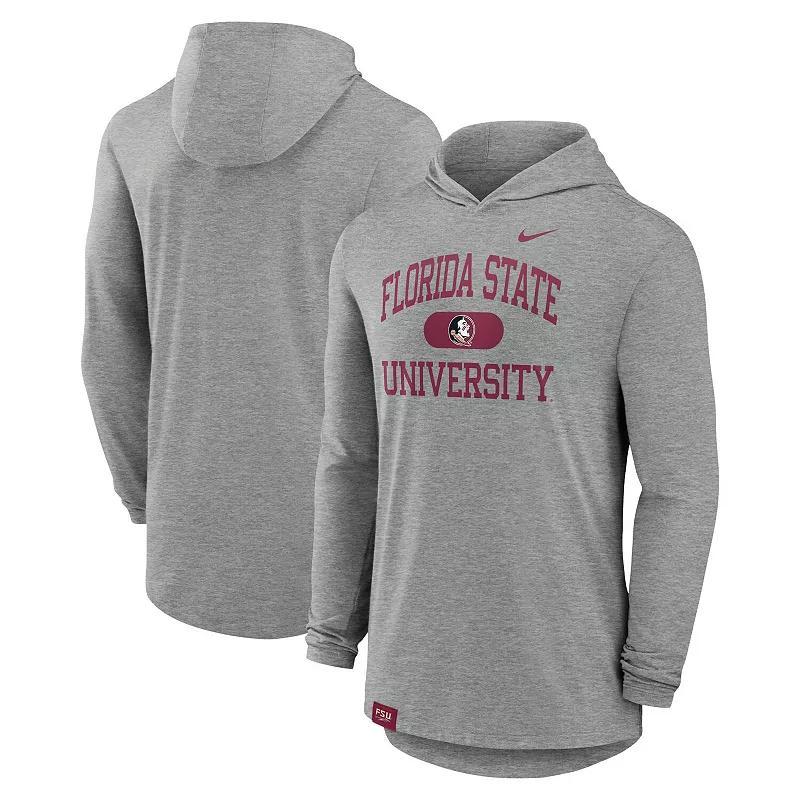 Florida State Seminoles Blitz Nike Men's Dri-FIT College Long-Sleeve Hooded T-Shirt Product Image