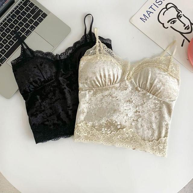 Velvet Crop Cami Top Product Image