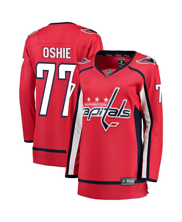 Womens Tj Oshie Red Home Breakaway Player Jersey - Red Product Image